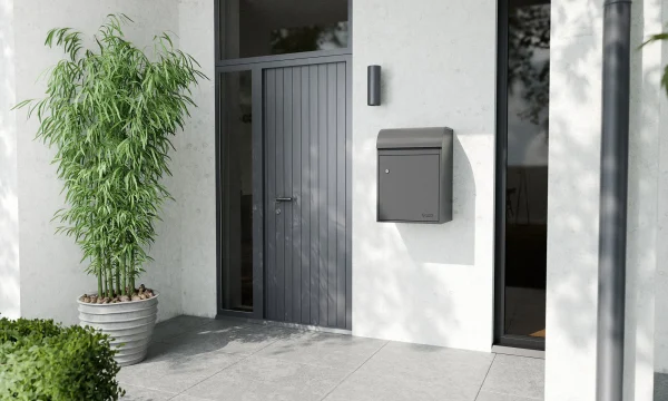 Fulham Personalised Medium Wall Mountable Parcel Box – Anthracite - Image 2