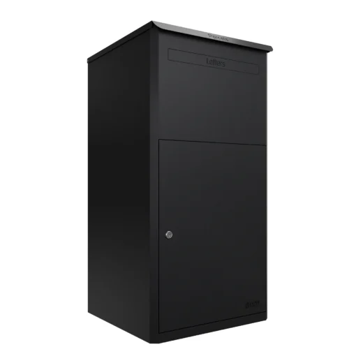 Brooklyn Extra Large Parcel Drop Box Front or Rear Access - Black