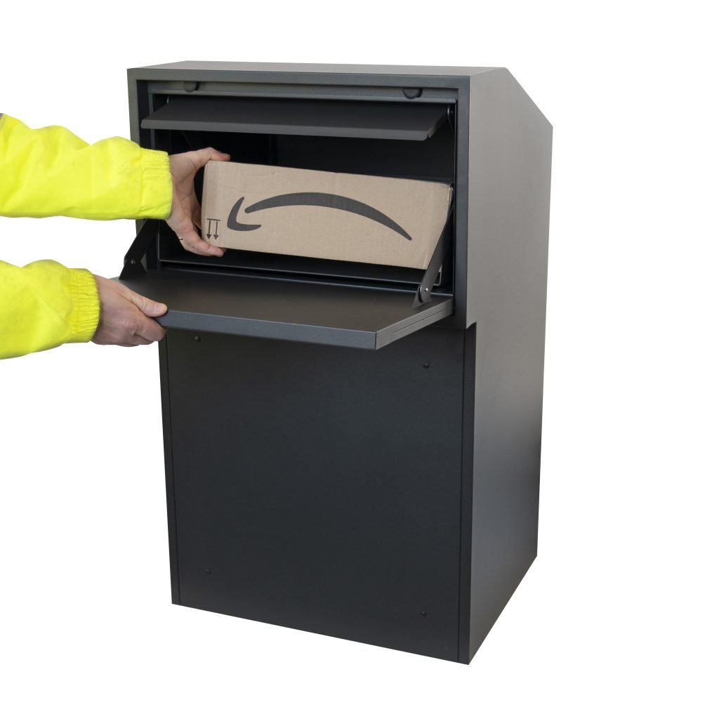 Waterproof Lockable Safe Secure Delivery Box For Wall Gate Or Fence In