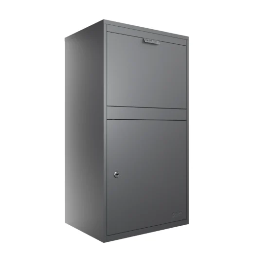 Manhattan Extra Large Built-in or Standalone Parcel Drop Box Front or Rear Access - Anthracite