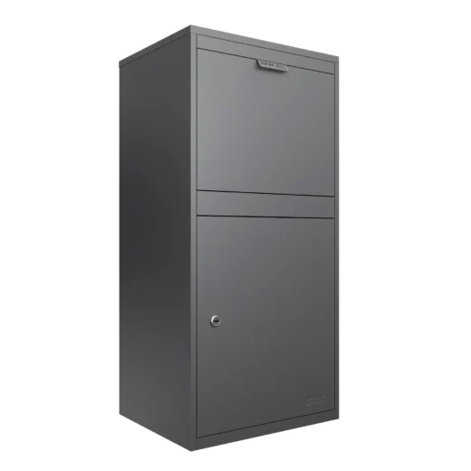 Manhattan Large Built-In or Standalone Parcel Drop Box with Front or Rear Access - Anthracite