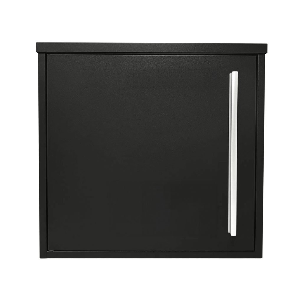 Milan Personalised Modern Wall Mounted Letterbox - Black