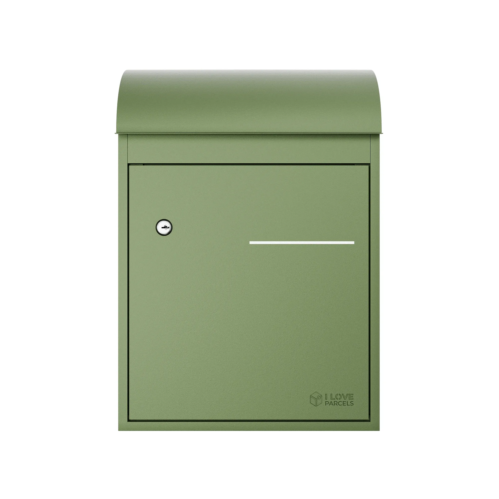 Fulham Personalised Medium Wall Mountable Parcel Box - Green - Image 4