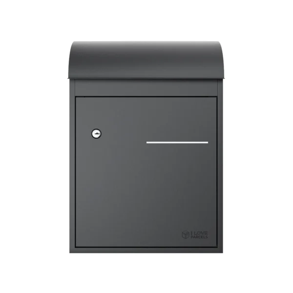Fulham Personalised Medium Wall Mountable Parcel Box – Anthracite - Image 4