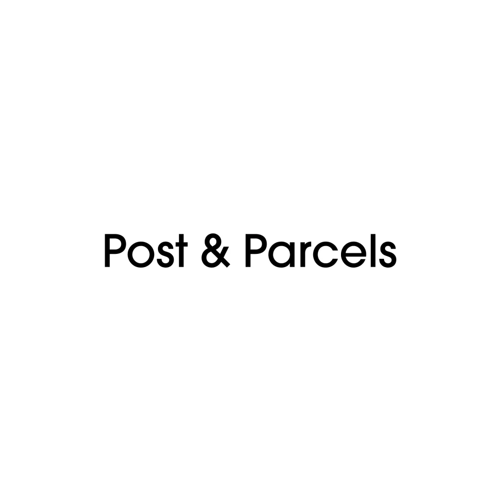 D7 - Post & Parcels Decal Sticker in black