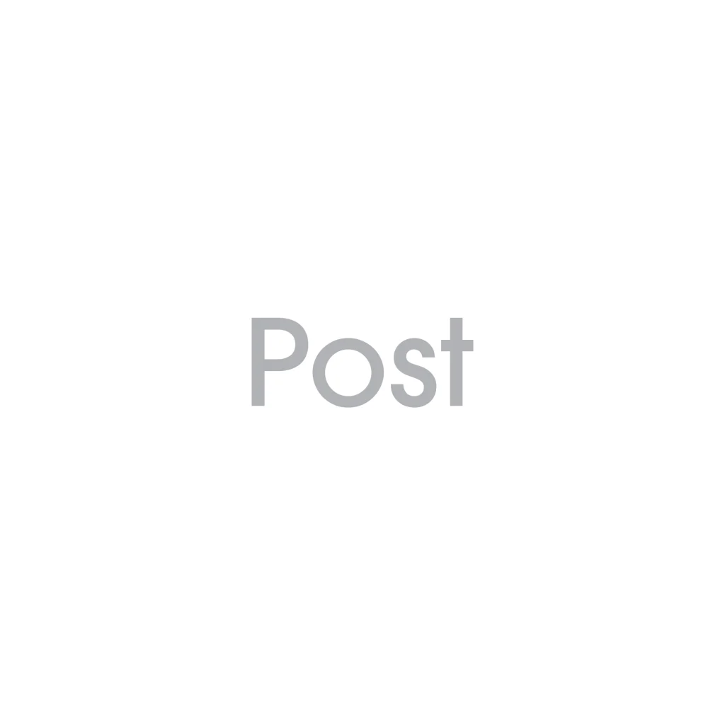 D8 - Post Decal Sticker in silver