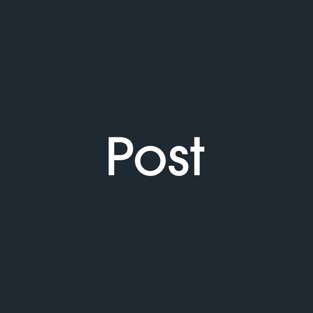 D8 - Post Decal Sticker in white
