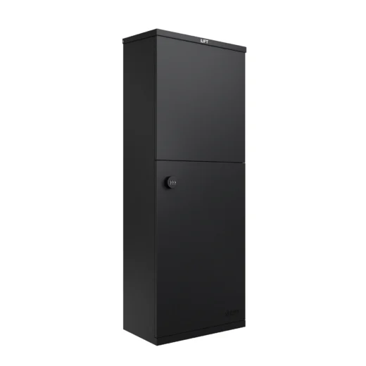 Oslo Parcel Letterbox Front Retrieval Black
