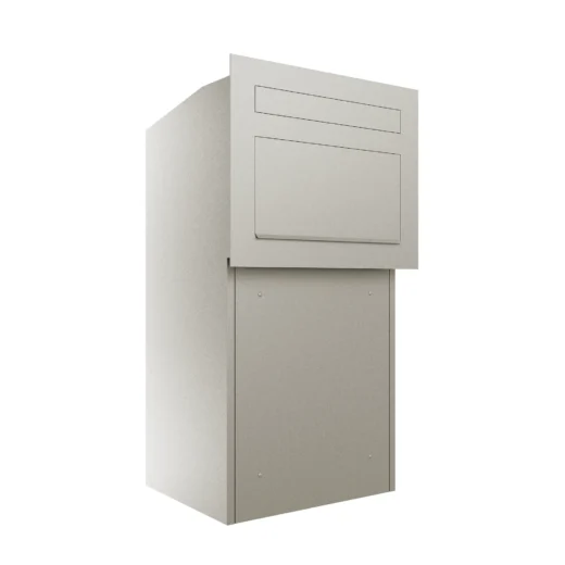Miami Parcel Letterbox for Gate, Fence & Through-the-Wall Mounting - Pebble