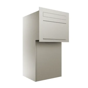 Miami II Parcel Post Box for Gate, Fence & Through-the-Wall Mounting - Pebble
