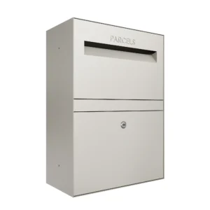 Rome Medium Parcel Letter Box - Pebble