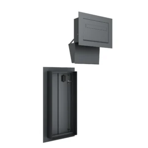 Windsor Small Parcel Box Chute and Door - Anthracite