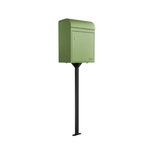 Fulham Green Medium Post Mounted Parcel Box