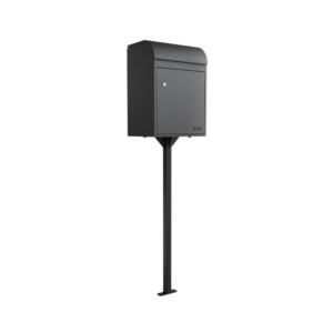Fulham Medium Post Mounted Parcel Box - Anthracite