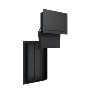 Windsor Medium Parcel Box Chute and Door - Black