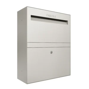 Rome Large Parcel Letter Box - Pebble