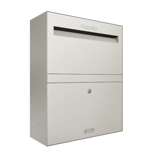 Rome Large Parcel Letter Box - Pebble