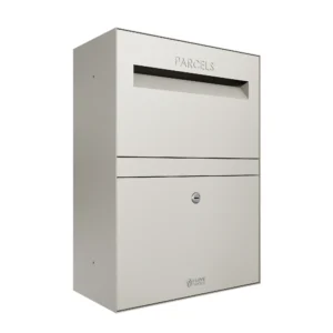 Rome Medium Parcel Letter Box - Pebble