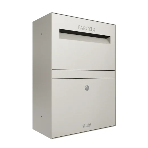 Rome Medium Parcel Letter Box - Pebble