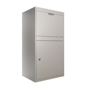 Manhattan Extra Large Built-in or Standalone Parcel Drop Box Front or Rear Access - Pebble