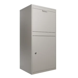 Manhattan Large Built-In or Standalone Parcel Drop Box with Front or Rear Access - Pebble