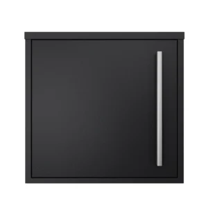 Milan Modern Wall Mounted Letterbox - Black