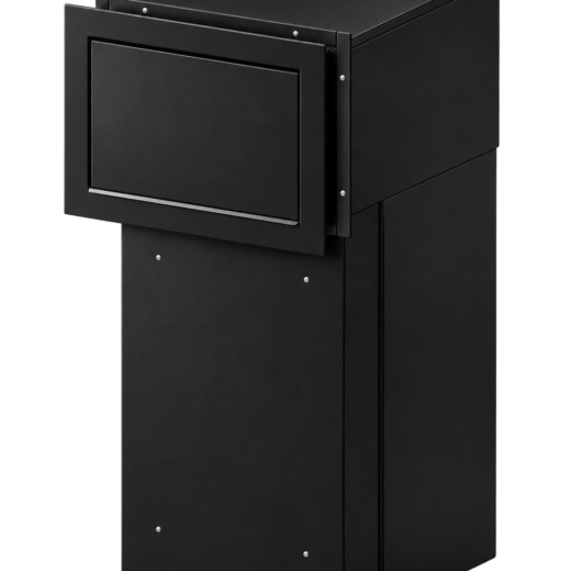 Belgravia Extra Large Built-In Depth Adjustable Parcel Box Hero Black