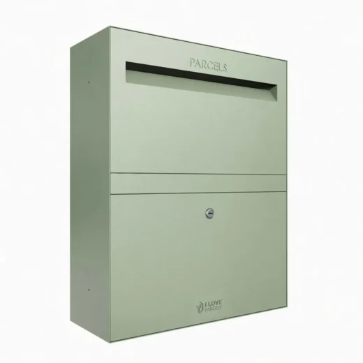 Rome Large Parcel Letter Box - Pale Green