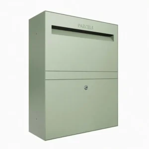 Rome Large Parcel Letter Box - Pale Green
