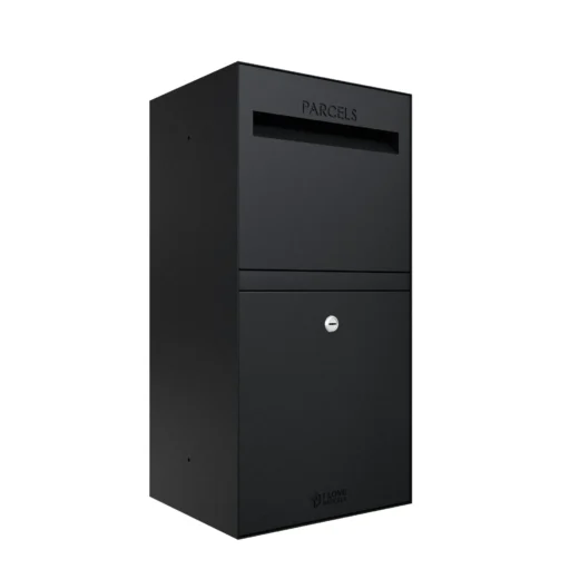 Siena Large Parcel Letterbox - Black