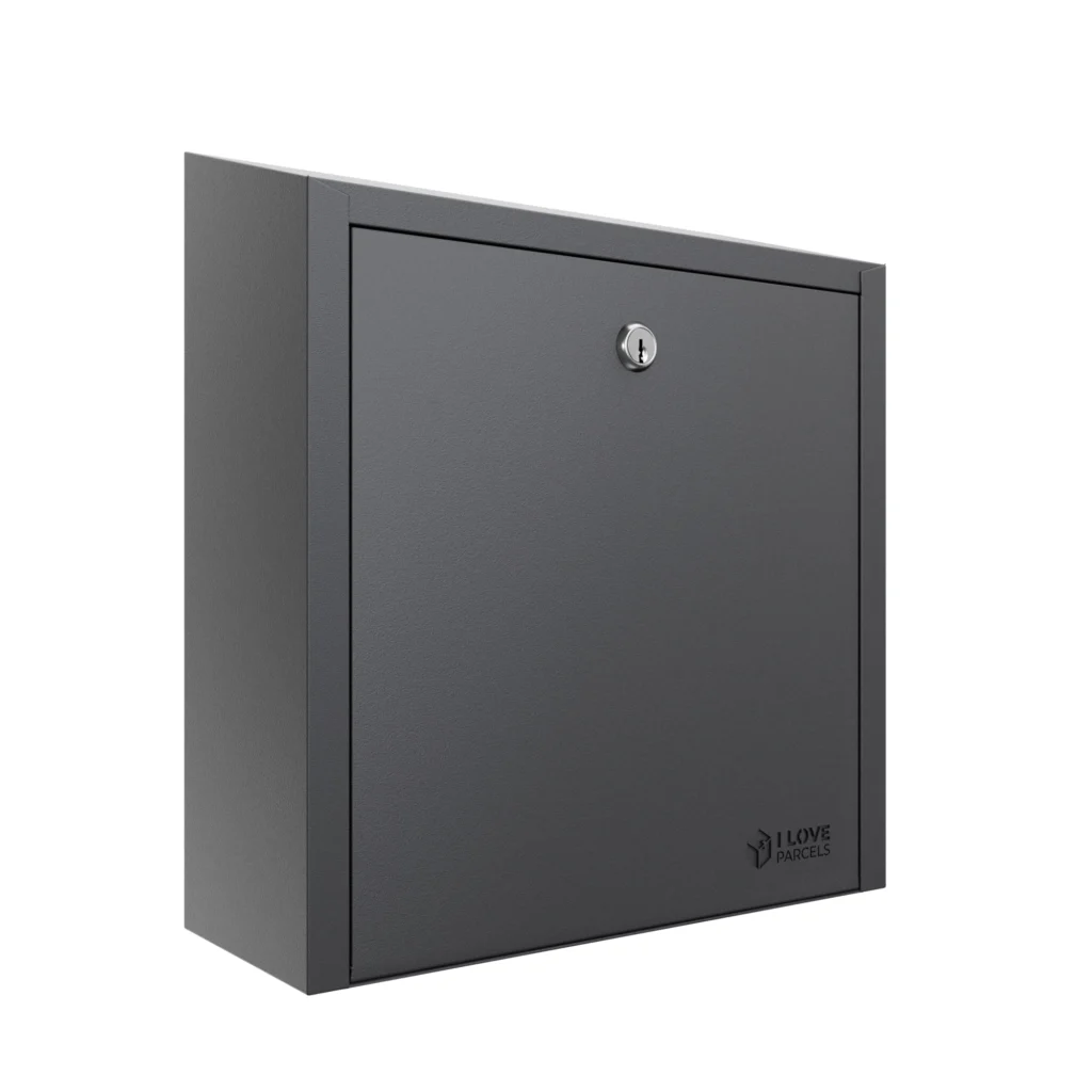 Verona gate-mounted letterbox in anthracite