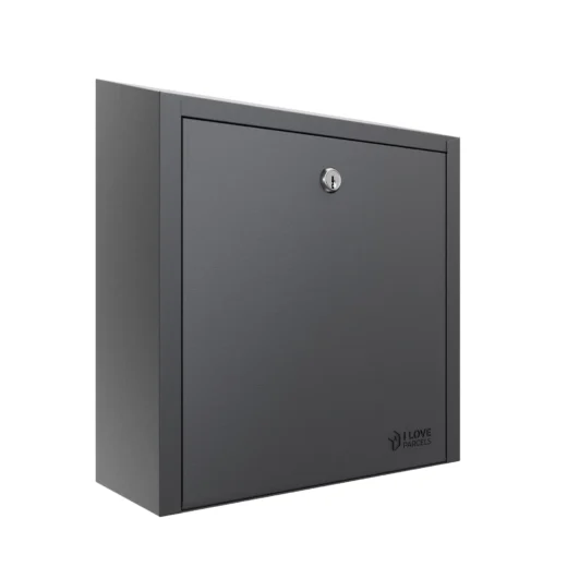 Verona gate-mounted letterbox in anthracite