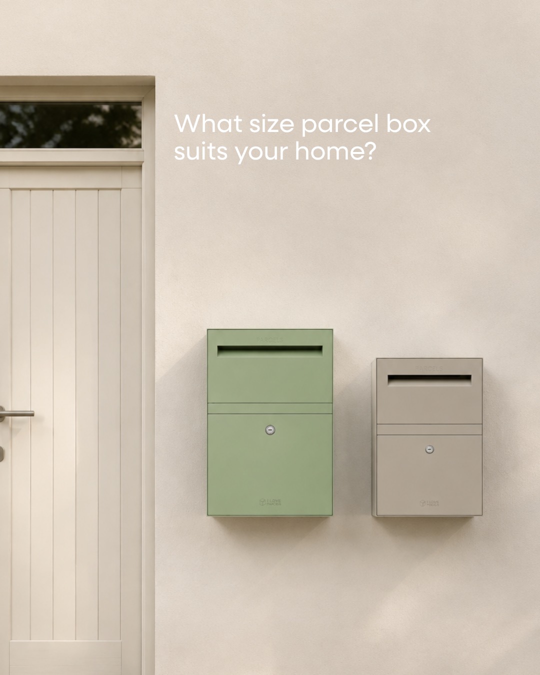 The Rome Wall-Mounted Parcel Box is available in Medium and Large, so you can choose the size that best suits your entrance…