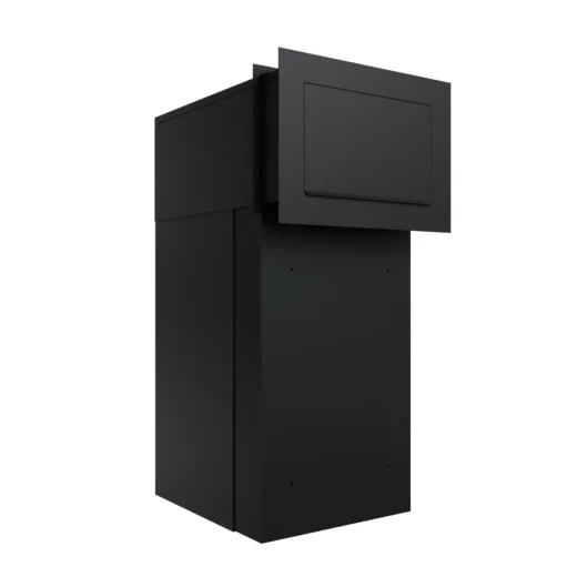 Belgravia Extra Large Built-In Depth Adjustable Parcel Box - Black