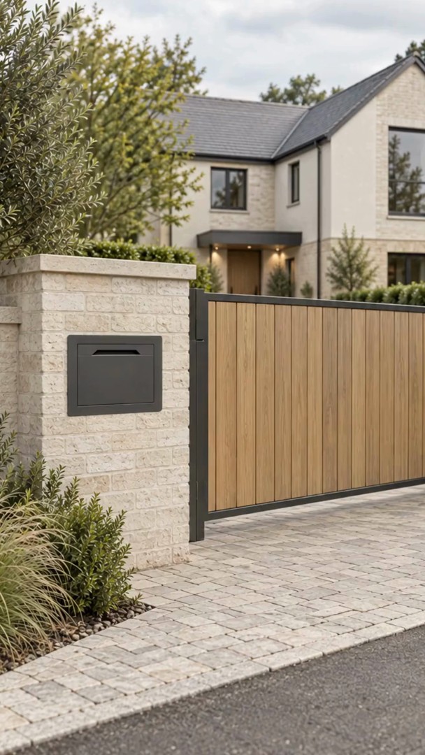 The Chelsea II Built-In Parcel Box in Anthracite is integrated directly into the entrance pillar, keeping parcel deliveries at the boundary. The…