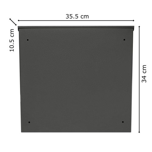 Modern Letterbox - Anthracite - Wall Mounted