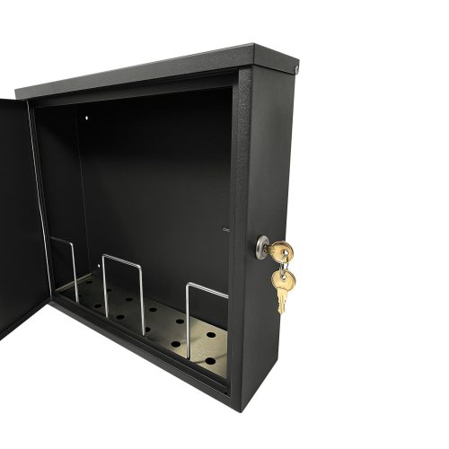 Open modern Letterbox - Black - Wall Mounted