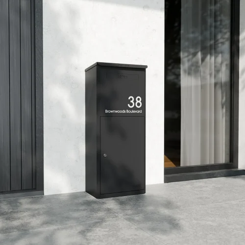 Brooklyn Medium Modern House Black View B