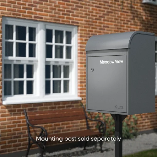 Fulham Medium Parcel Box on Post B-Disclaimer