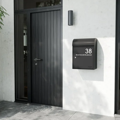 Fulham Small Modern House Black View A