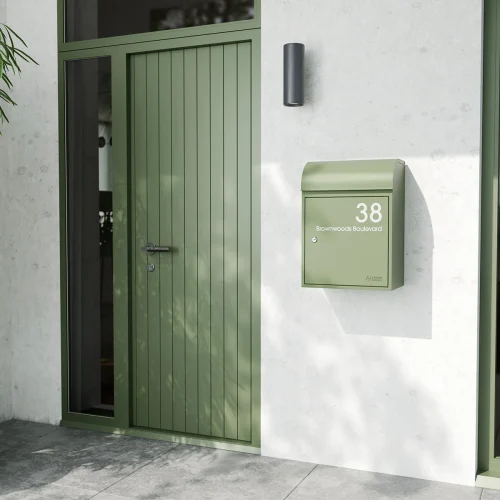 Fulham Small Modern House Green View A