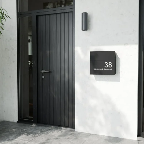 Mayfair Letterbox Modern House Black View A