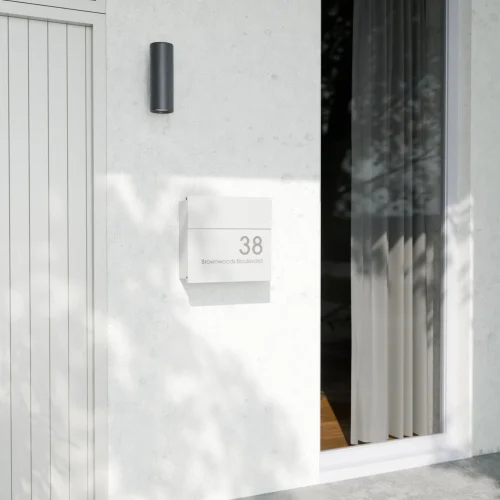 Mayfair Letterbox Modern House White View B