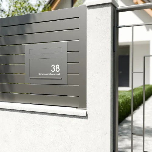 Miami Fence Modern House Grey A
