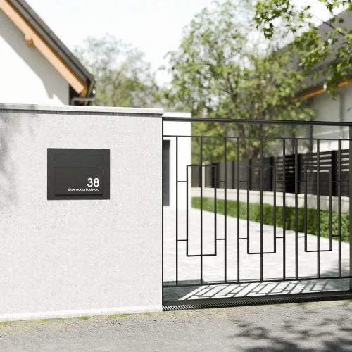 Miami Wall Modern House Black B