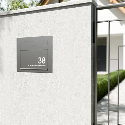 Miami Wall Modern House Grey A