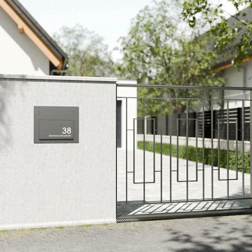 Miami Wall Modern House Grey B