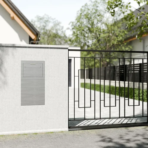 Monaco Modern House BrushedMetal_B2