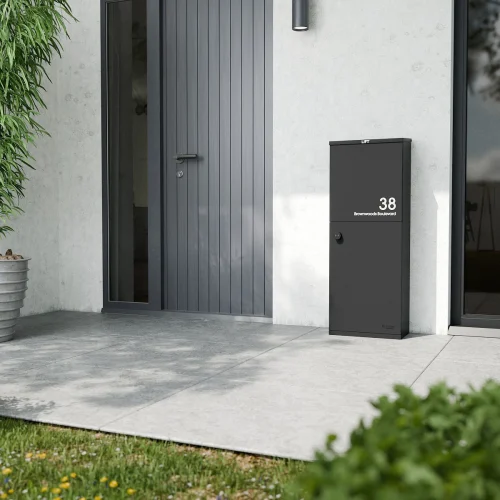 Oslo Lifestyle Modern House Door Front Black A
