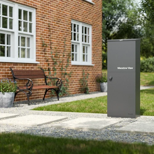 Oslo Lifestyle Rural House Door Front Grey B